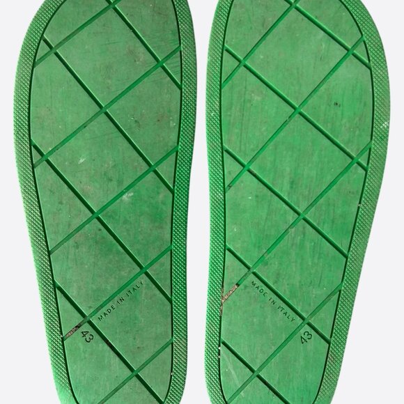 Bottega Veneta Green Rubber Sandals main image 7